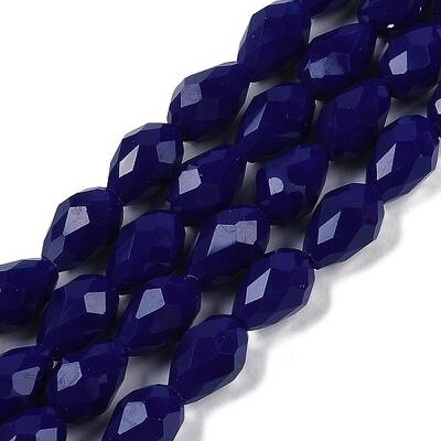 Opaque Solid Color Beads Strands