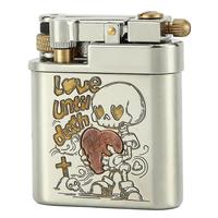 Vintage Kerosene Lighter, Novelty Unique Lighters, Pure Copper Material, Skull, Double Life, Constantine, Cool Gifts for Men ...