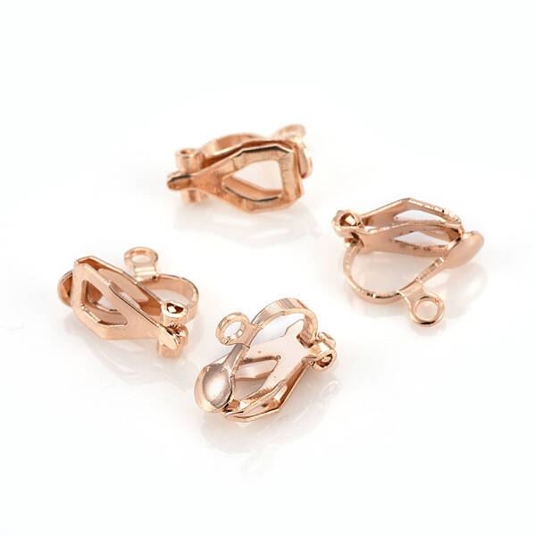 Brass Clip-on Earring Findings