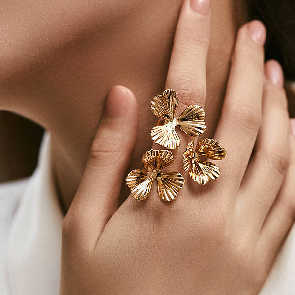 Brass Cuff Rings for Women
