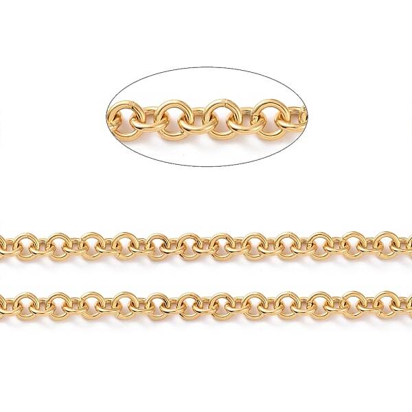 Ion Plating(IP) 304 Stainless Steel Rolo Chains