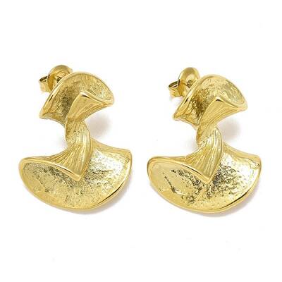 Ion Plating(IP) 304 Stainless Steel Stud Earrings