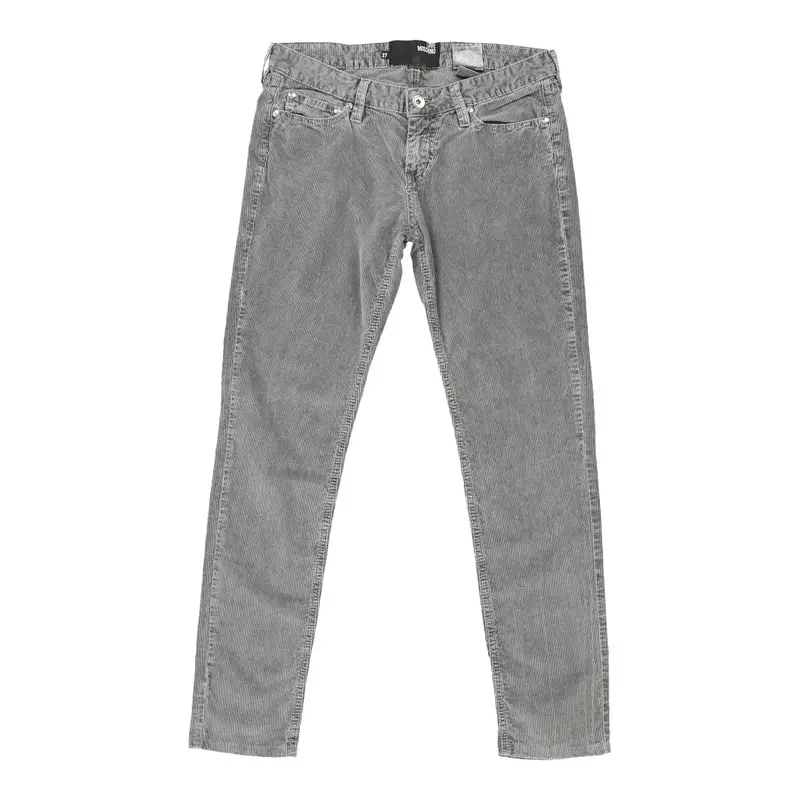Love Moschino Jeans - 32W UK 10 Grey Cotton | Size: UK 10