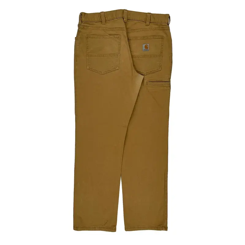 Carhartt Trousers - 34W 30L Brown Cotton