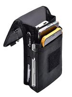 Men's Solid Color Belt Bag, Multi-functional Phone Wallet Bag, Phone Pouch Card Holder for Work, Travel, Camping, Barbecue, R...