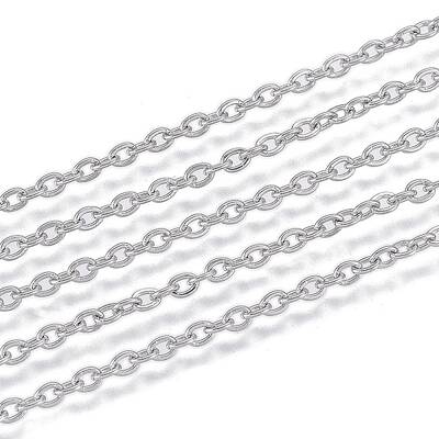 Tarnish Resistant 304 Stainless Steel Cable Chains