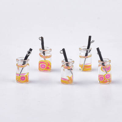 Glass Bottle Pendants