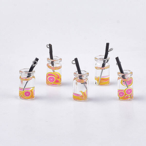 Glass Bottle Pendants