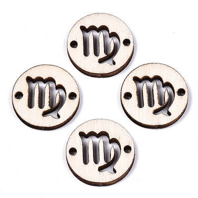 Unfinished Natural Poplar Wood Links Connectors