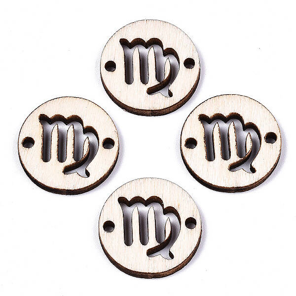 Unfinished Natural Poplar Wood Links Connectors