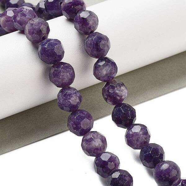 Natural Lepodolite Beads Strands