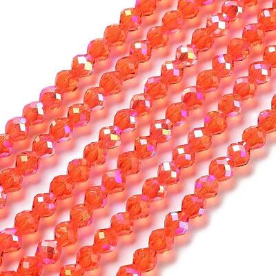 Electroplate Glass Beads Strands