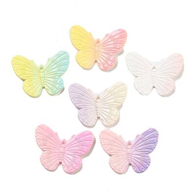 Gradient Color Opaque Resin Decoden Cabochons
