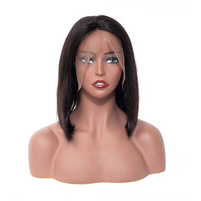 ISEE HAIR Bob Hair Wigs Straight 13*4 Lace Front Wigs 100% Human Virgin Hair Wigs