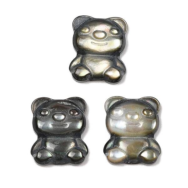 Natural Black Lip Shell Cabochons