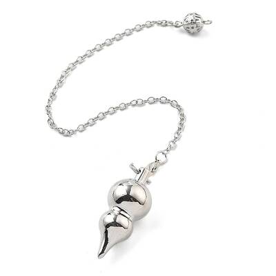 Brass Dowsing Pendulum Big Pointed Gourd Pendants