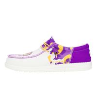 HEYDUDE Men's Wally Tri LSU  – Mens Comfortable Slip on Shoe