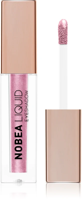 NOBEA Metal Liquid Eyeshadow Color Rosegold #E02 4ml