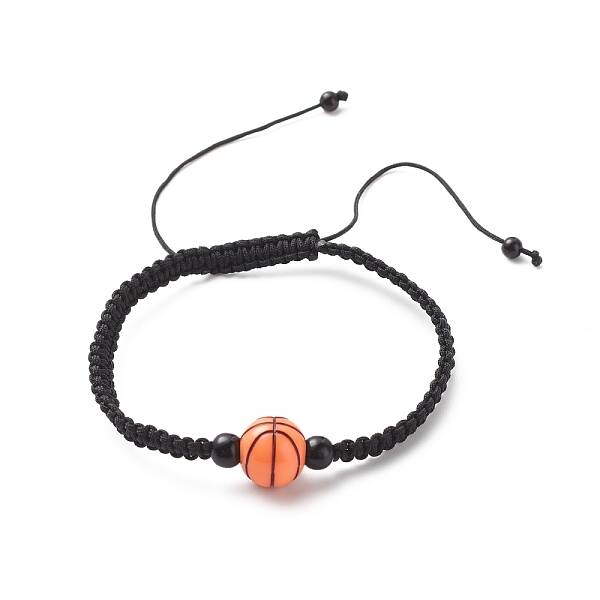 Acrylic Braided Bead Bracelet