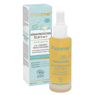Florame Hydration Radiance Protection 3 in 1 ORGANIC Serum 30 ml