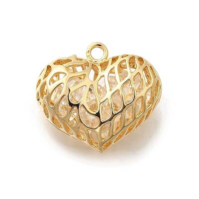 Brass with Cubic Zirconia Pendants