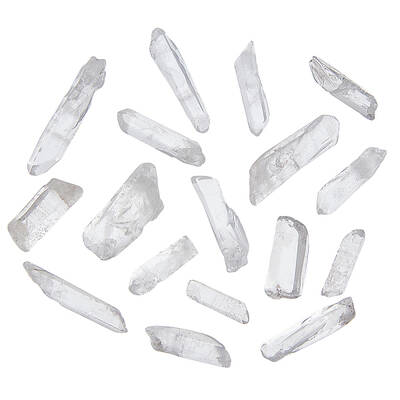 100G Natural Quartz Crystal Beads