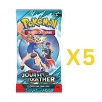 Pokemon Journey Together 5 Single Packs