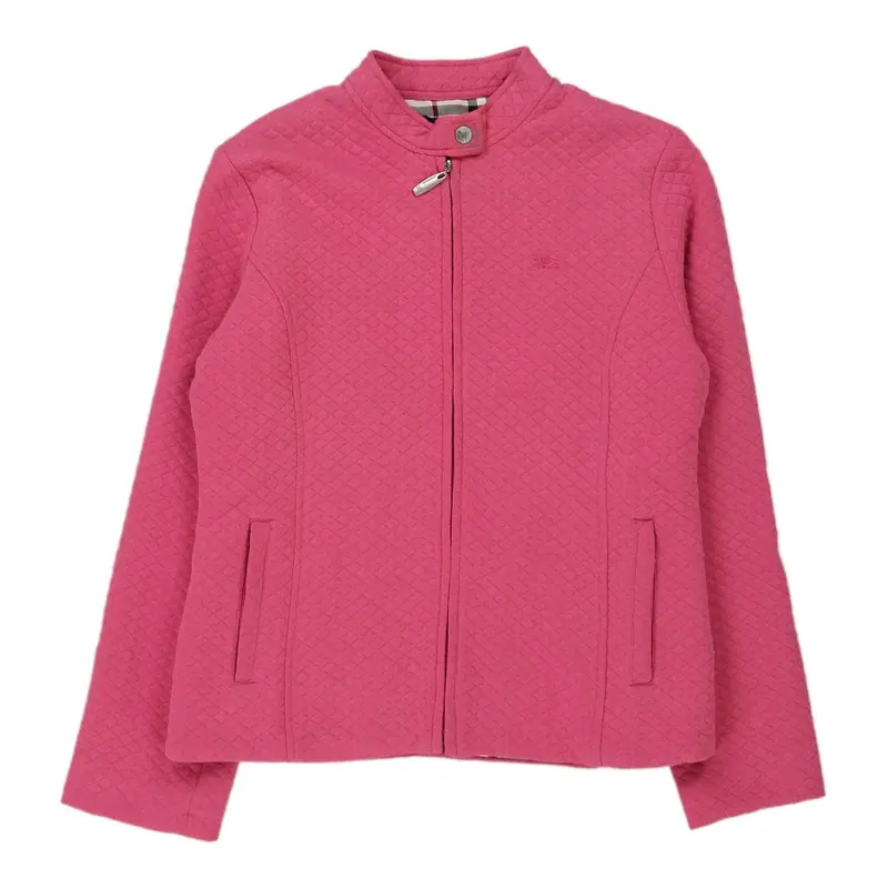 Burberry London Jacket - Large Pink Cotton | Size: large