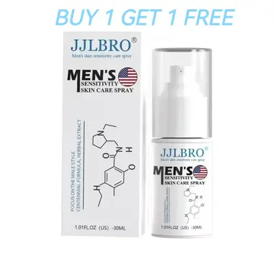 [Buy 1 Get 1 Free] MEN'S SENSITIVITY SKIN CARE SPRAY 30ML-Men's Best Spray for Man Heavy Duty