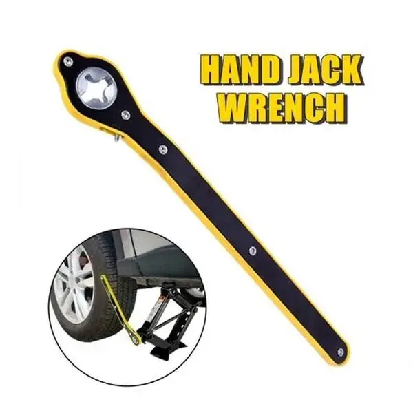 Ratchet Spanner, High Strength Saving Hex Gear Wrench Ratchet Ratcheting Wrench With Ergonomic Handle For Jacks