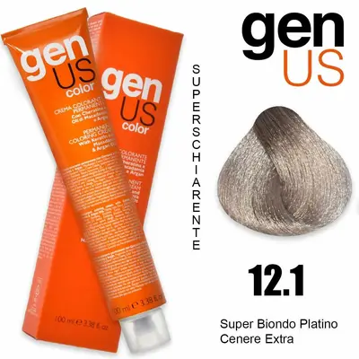2Genus permanent coloring cream 100 ml 12.1