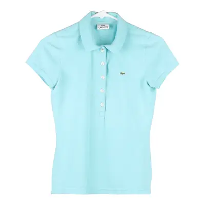 Lacoste Polo Shirt - Small Blue Cotton