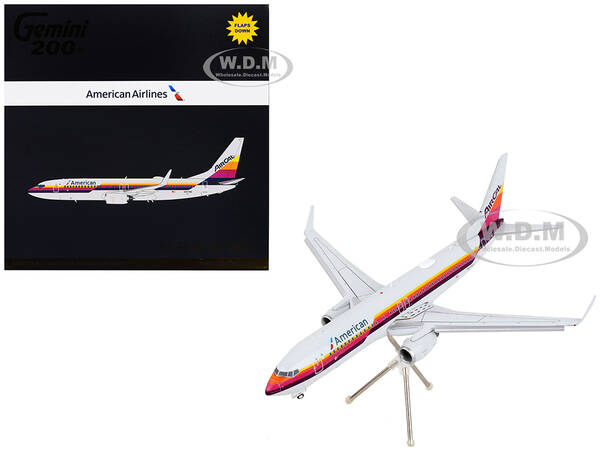 Boeing 737-800 Commercial Aircraft with Flaps Down \