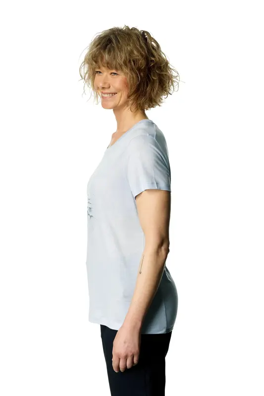 W's Tree Message Tee | Color: Bluetiful | Size: S