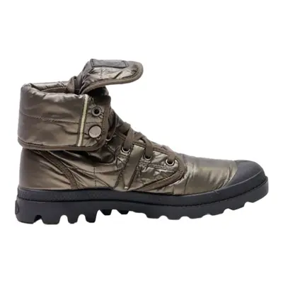 PALLADIUM Lace-Up Boots Gold Synthetic Womens UK 7