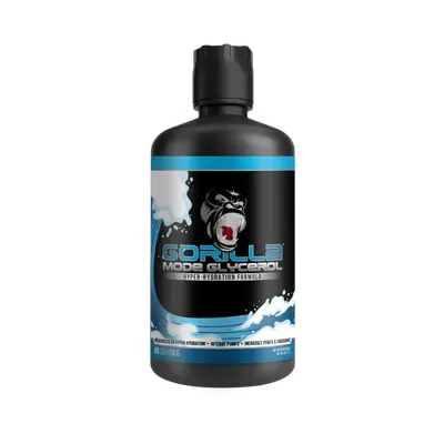 Gorilla Mode Liquid Glycerol Pre-Workout - Hydrating Pre-Workout Formula for Intense Pumps - Intramuscular Hyper-Hydration - ...
