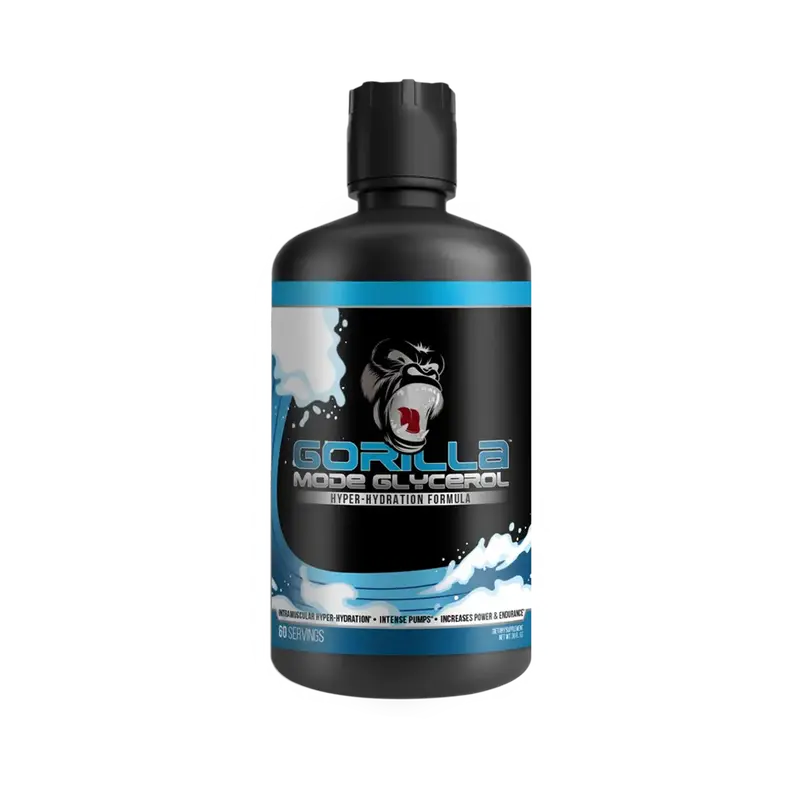 Gorilla Mode Liquid Glycerol Pre-Workout - Hydrating Pre-Workout Formula for Intense Pumps - Intramuscular Hyper-Hydration - ...