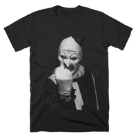 Art the Clown Middle Finger, Terrifier Funny Halloween T-shirt, Terrifier 3 Tee, Gift for Halloween, New Scary Movie Terrifie...