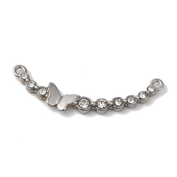 304 Stainless Steel Rhinestone Links