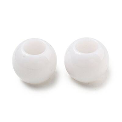Opaque Acrylic European Beads