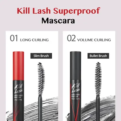 [CLIO Official Shop] CLIO Kill Lash Superproof Mascara | Makeup Cosmetic | Waterproof Smudgeproof | Long-lasting | Special re...