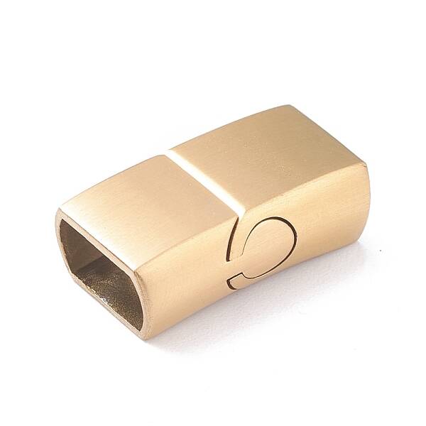 PVD Vacuum Plating 304 Stainless Steel Magnetic Clasps with Glue-in Ends