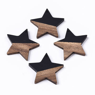 Resin & Wood Pendants