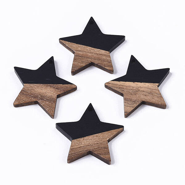 Resin & Wood Pendants