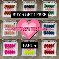 SHORT NAILS part 4 | The Nail Empire | 10pcs Press On Nails | Long nails | Almond nails | Short nails | Stiletto nails | Ball...