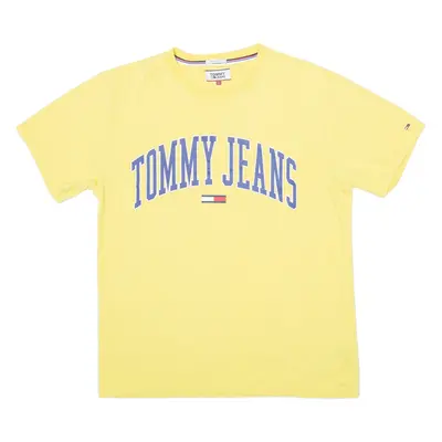 TOMMY HILFIGER Mens T-Shirt Yellow L