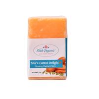 Carrot Delight Correctional Soap - With Vitamin E for Glowing Radiant Skin Body Care Cleanser Gentle Moisturize Cleansing Com...
