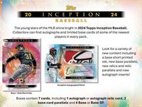 #21 - 2024 Topps Inception Baseball 8-Box Case PYT - Pick Your Team Break