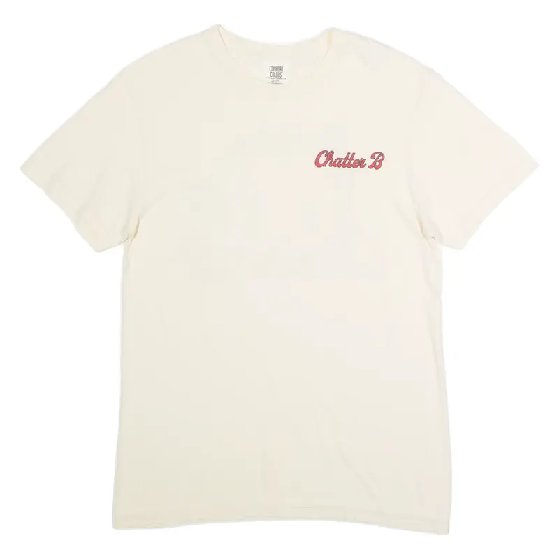 COMFORT COLORS Chatter B Mens T-Shirt Cream Crew Neck S