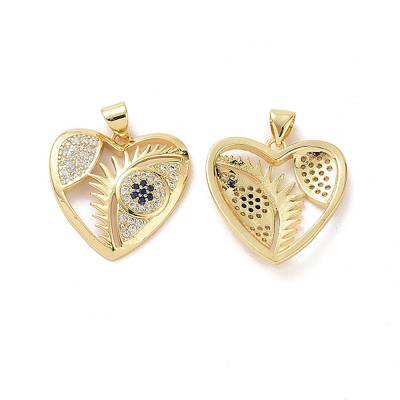 Brass with Cubic Zirconia Pendants